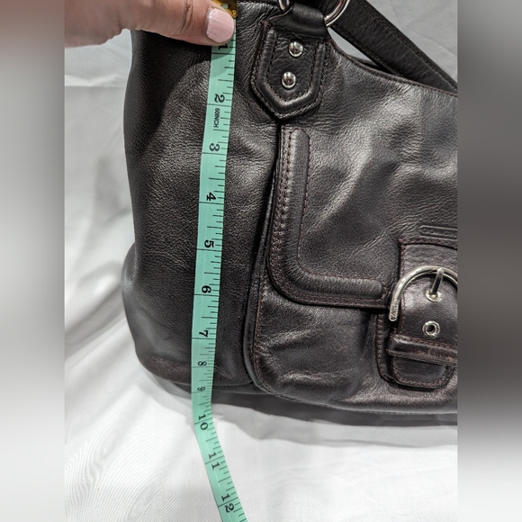 Coach Vintage Campbell Leather Belle Carryall Purse Shoulder Bag - Picture 14 of 15